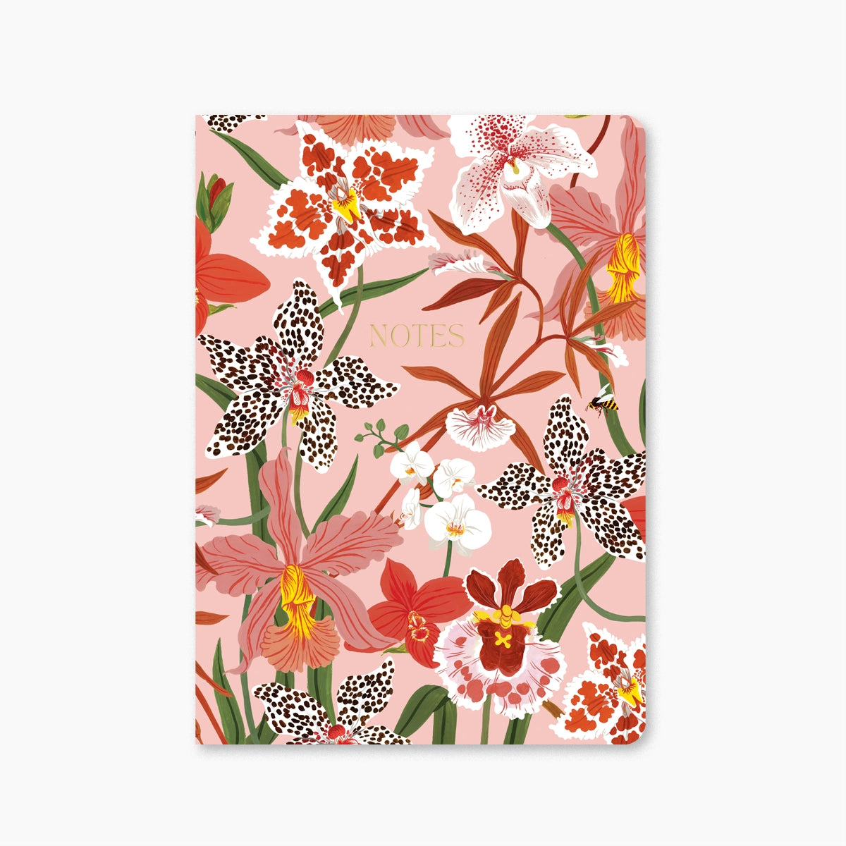Botanica Paper Co. Softcover Lined Notebook - Floral Orchid Design for Journaling, Note Taking & Gift Giving | Aesthetic Stationery for Students, Writers & Office Use