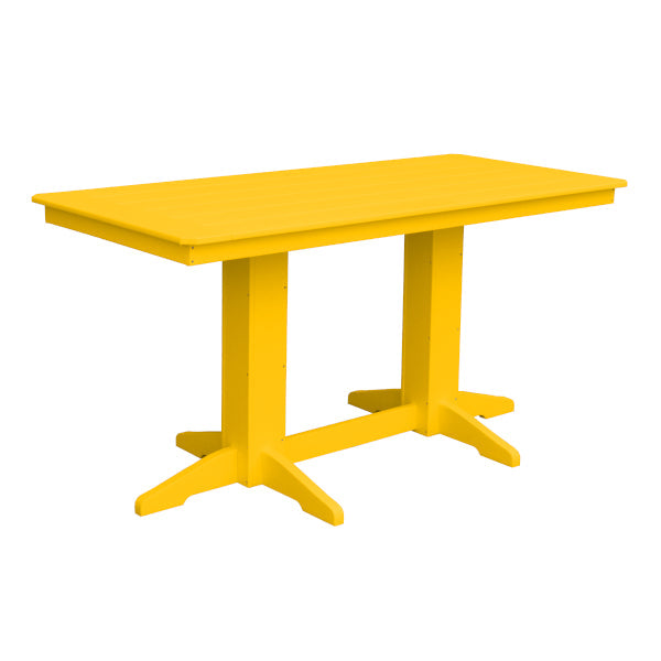 Eco-Friendly Recycled Plastic Counter Table - Durable & Stylish for Kitchen, Bar, Outdoor Dining & Small Space Decor