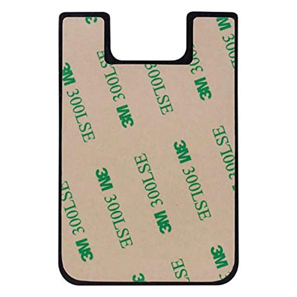 VAMIX Silicone Phone Card Holder - Stick-On ID & Credit Card Wallet with 3M Adhesive for iPhone, Samsung (Mountains Design) - Perfect for Travel, Gym, and Everyday Use