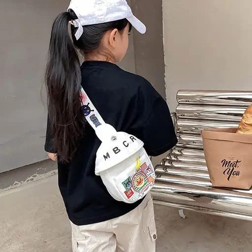 **Cute Cartoon Print Mini Messenger Bag for Kids - Lightweight Phone Pouch & Small Handbag (Mix Colors) - Perfect for School, Travel & Daily Use**