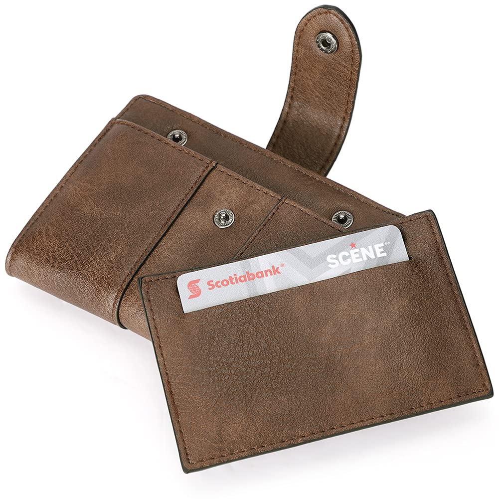 CLUCI Genuine Leather Small Wallet for Women - Slim Bifold Wallet with Zipper, Multi Card Slots & Removable ID Window - Perfect for Everyday Use, Travel & Gift Giving