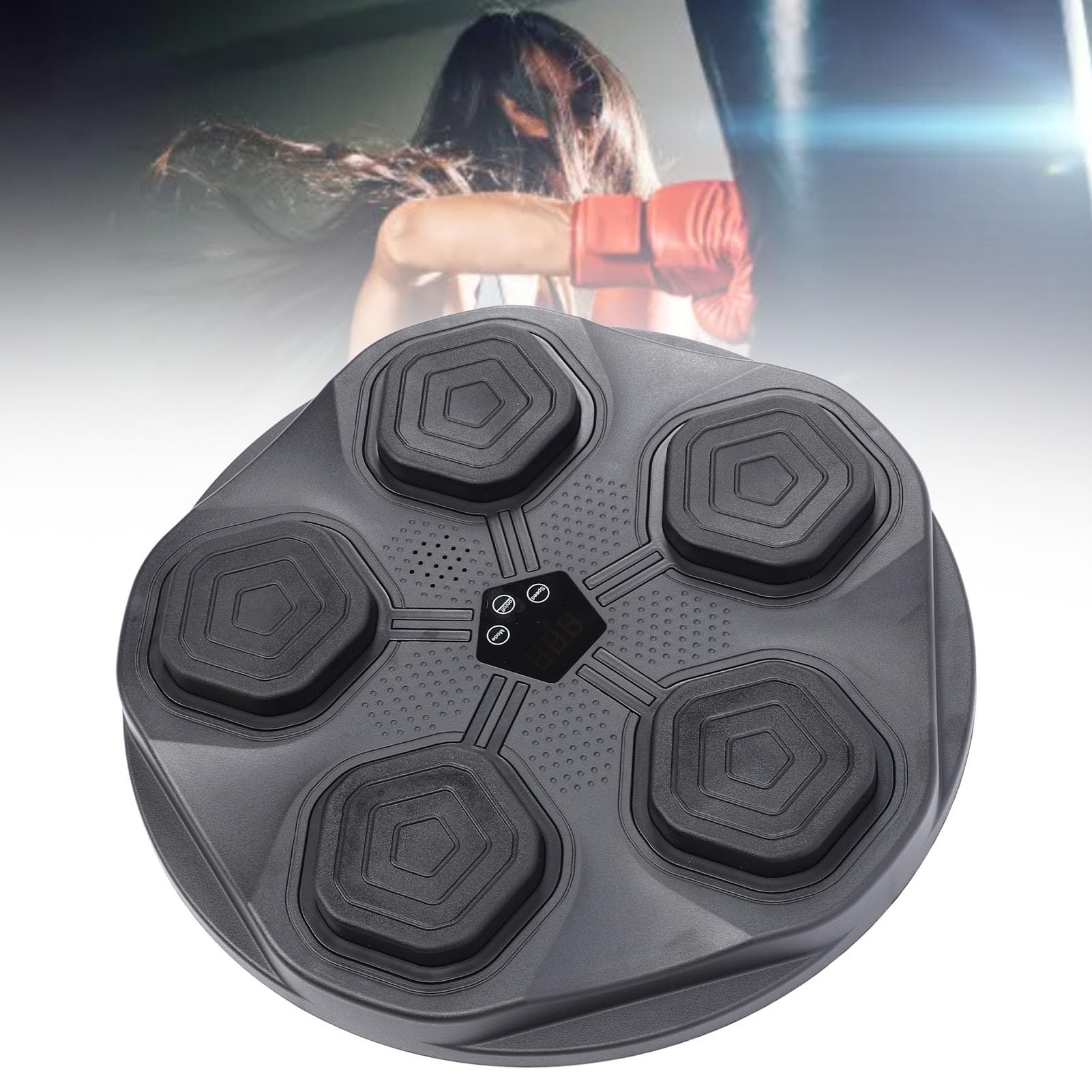 Alomejor Real-Time Feedback Boxing Trainer - Music Punching Machine for Adults & Kids - Home Gym Equipment for Fitness & Stress Relief
