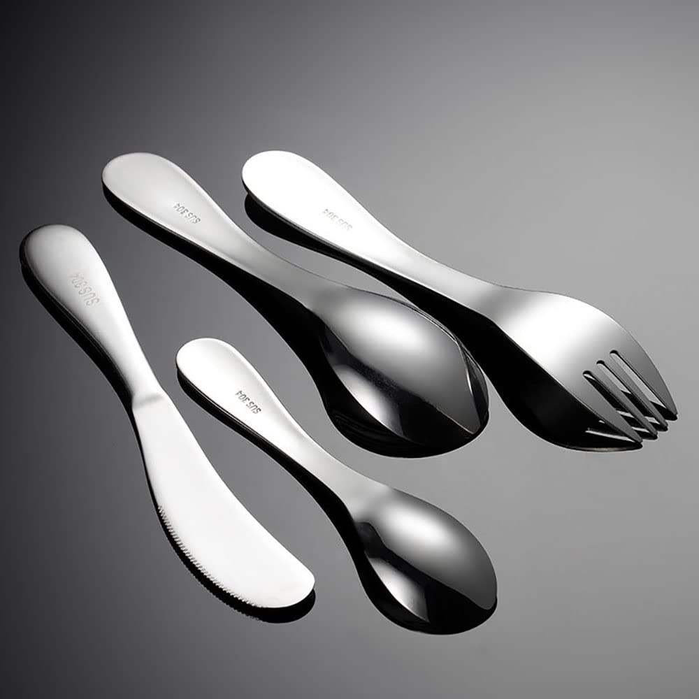 32-Piece Stainless Steel Children's Silverware Set - Mirror Polished Dinner Forks, Spoons & Knives for Home, Kitchen & Restaurant Use - Dishwasher Safe Flatware Set for Parties, Family Dinners & Catering Events