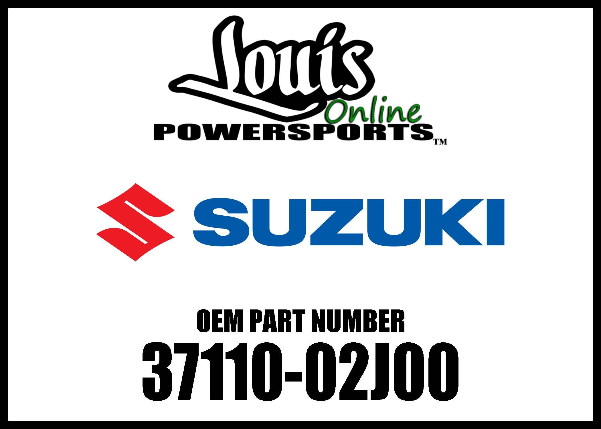 Original Suzuki Switch Assy, Ignition 37110-02J00-000 (3711002J00000) - Compatible with Suzuki Motorcycles & ATVs - Perfect for Ignition System Replacement & Repair