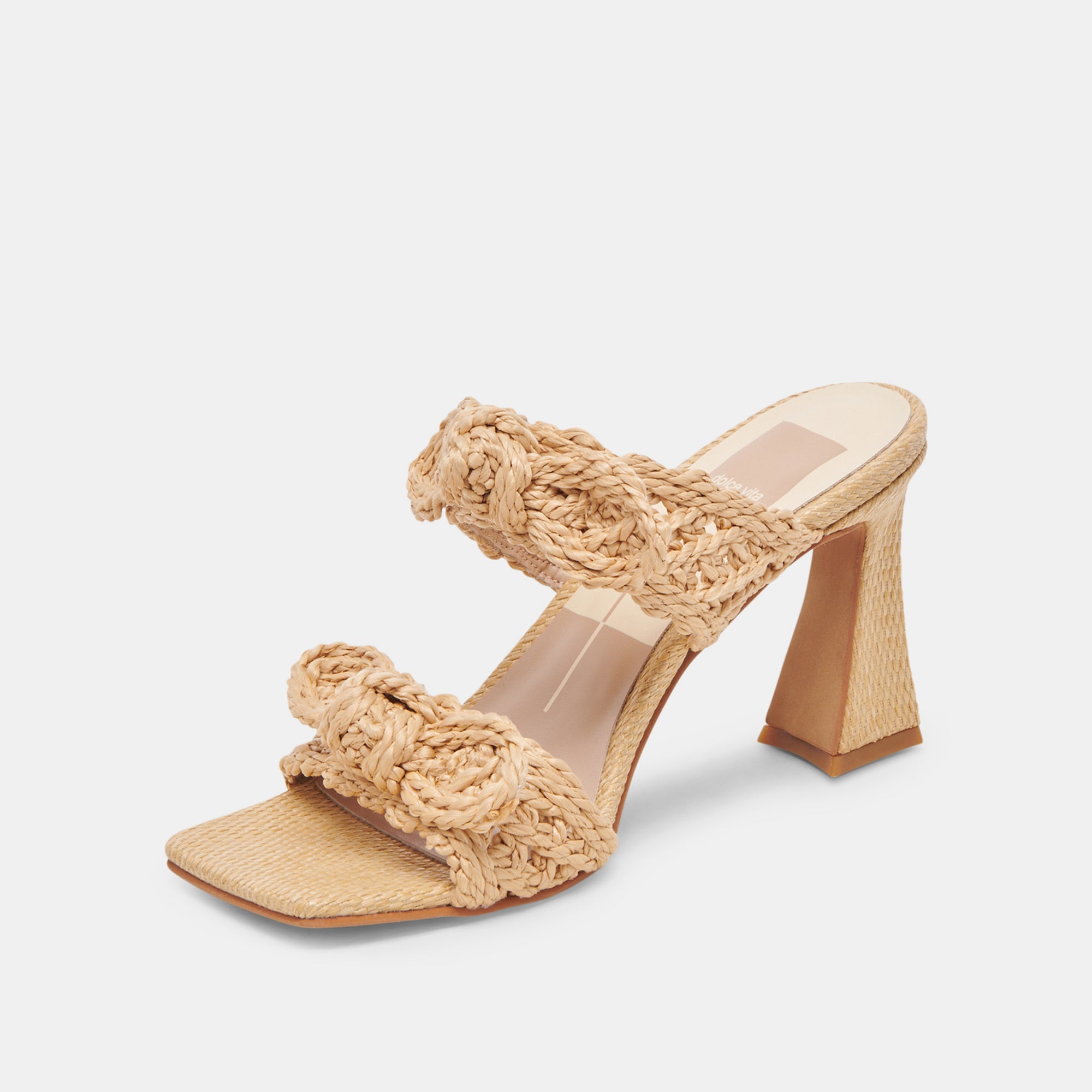 NIYAH Heels LT Natural Raffia Sandals - Comfortable Women's Summer Wedges for Beach, Vacation & Casual Outings