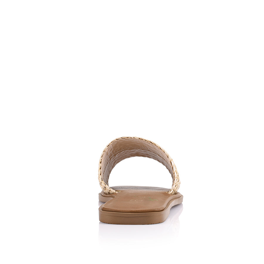 Sav Casual Slides for Women & Men - Comfortable Natural Weave Sandals for Beach, Pool & Home Use