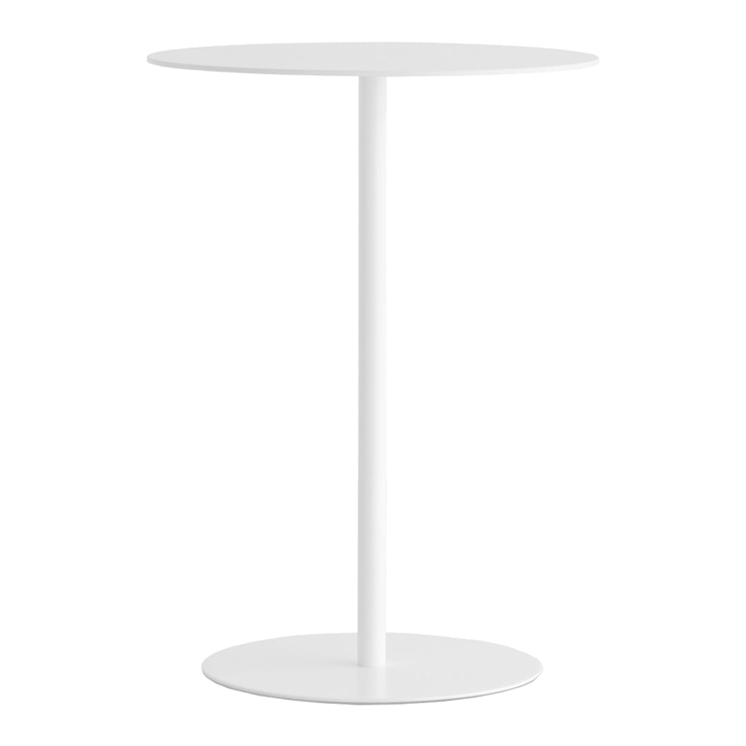 Brio Outdoor Bar Table - 36 Inch Round Patio Bar Height Table for Backyard, Deck, Poolside - Weather-Resistant Aluminum & Tempered Glass Top - Perfect for Outdoor Dining & Entertaining