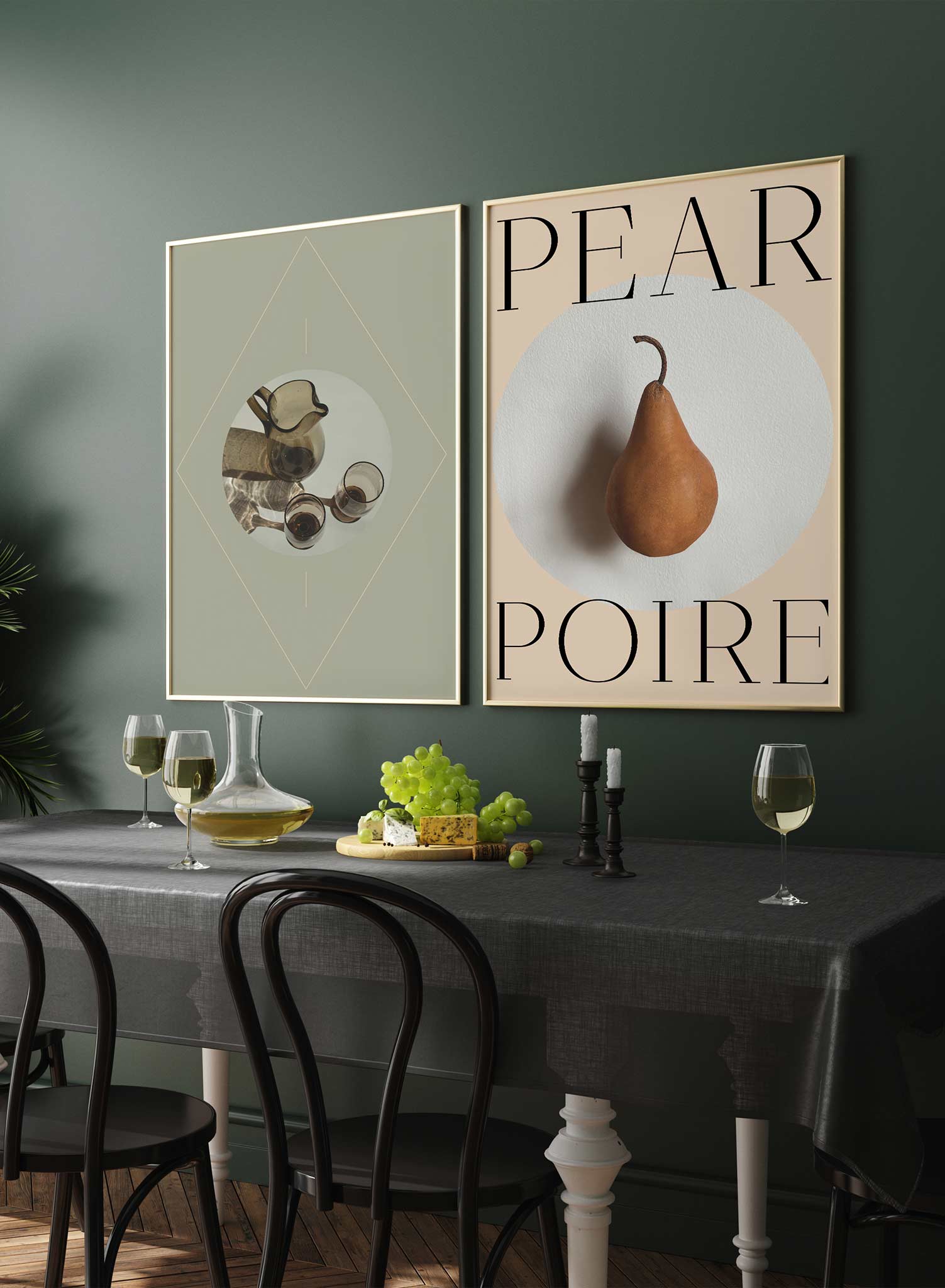 Perfect Pear Art Print - High-Quality Fruit Poster for Kitchen, Dining Room & Home Decor | Wall Art for Farmhouse, Cafe & Office