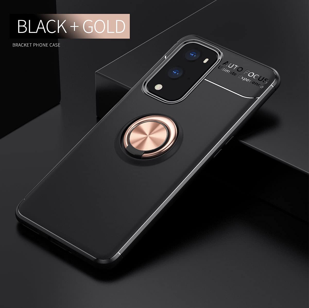 Ultra Slim Shockproof Magnetic Case for OnePlus 9 Pro - Soft TPU Protective Cover with 360° Rotating Kickstand & Heat Dissipation | Perfect for Work, Travel & Outdoor Activities