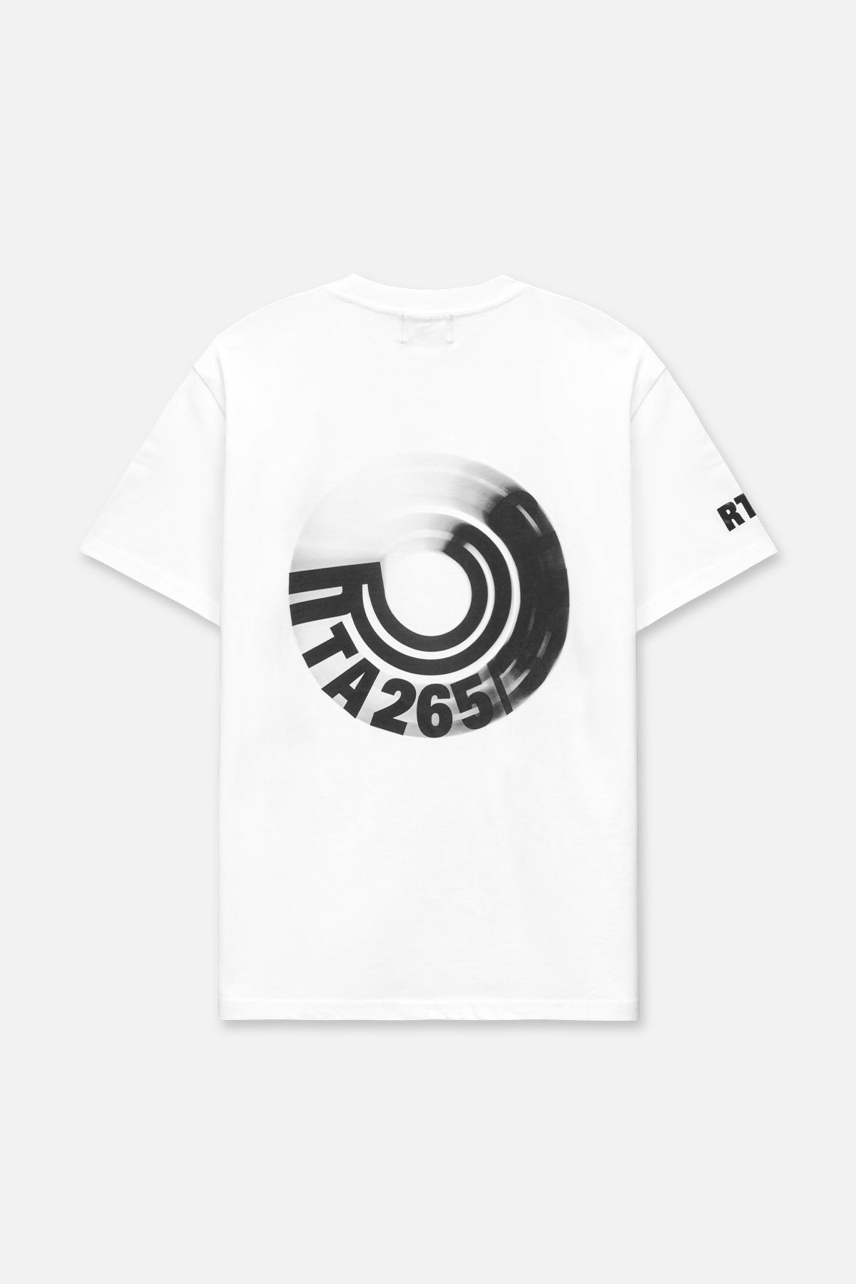 Liam Short Sleeve T-Shirt for Men | White Wheel Spin Graphic Tee | Casual Wear, Street Style & Everyday Outfits