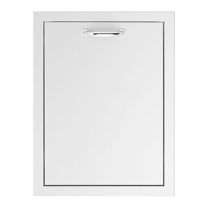 Summerset 20 20x27 Inch Stainless Steel Trash Pullout Drawer SSTD1 - Under Sink Organizer for Kitchen & Bathroom Storage
