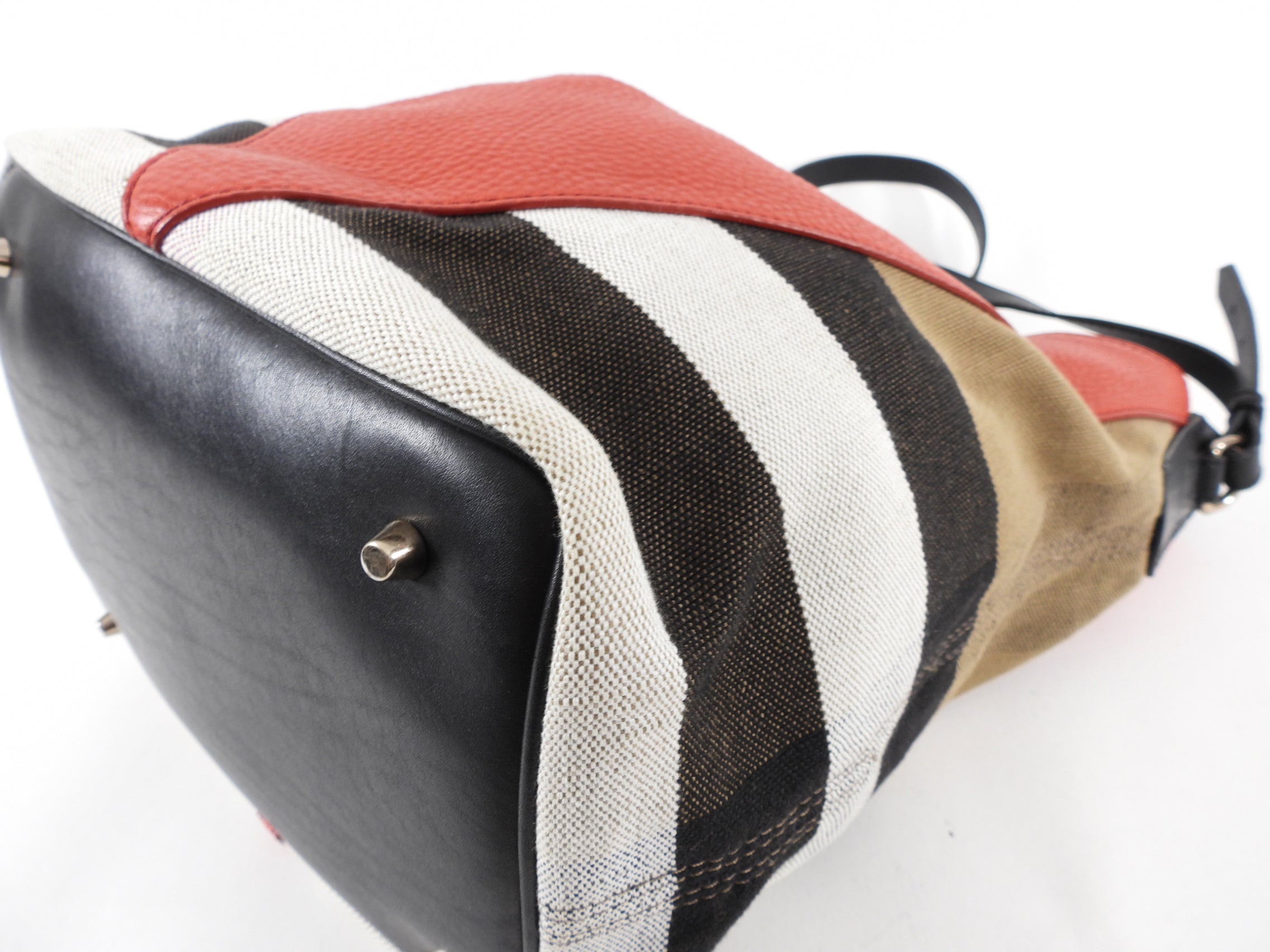 Burberry Red Canvas Check Two-Way Bucket Bag for Women | Fashionable Crossbody & Shoulder Bag | Perfect for Travel, Work & Daily Use