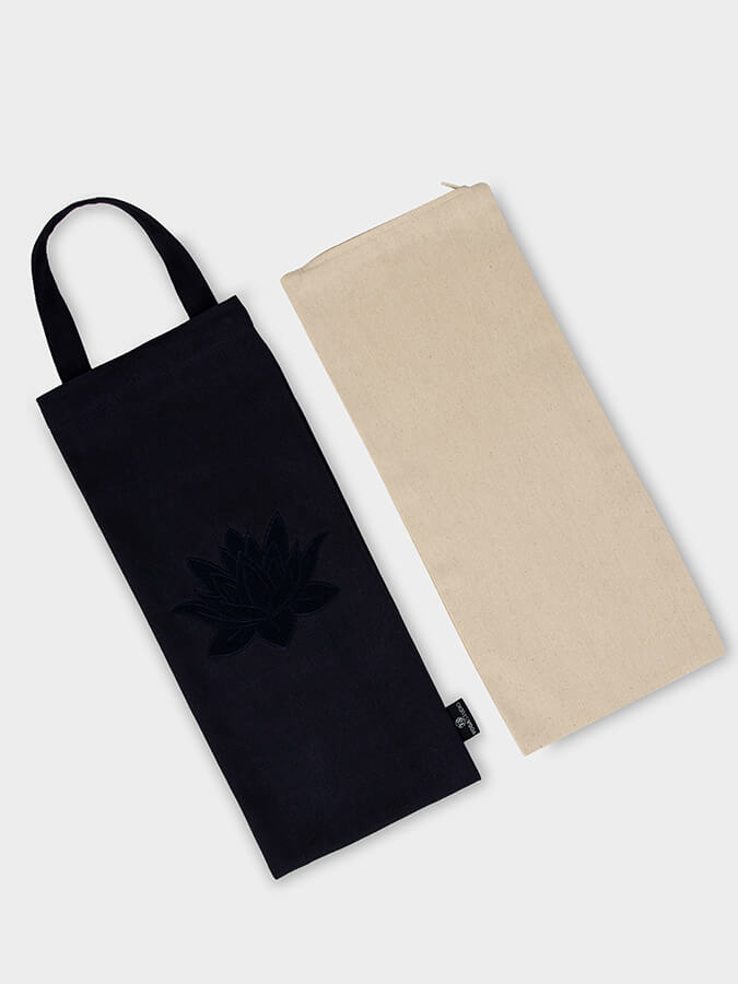 GOTS Certified Organic Cotton Yoga Sandbag Cover - Eco-Friendly & Breathable for Hot Yoga, Meditation & Home Workouts