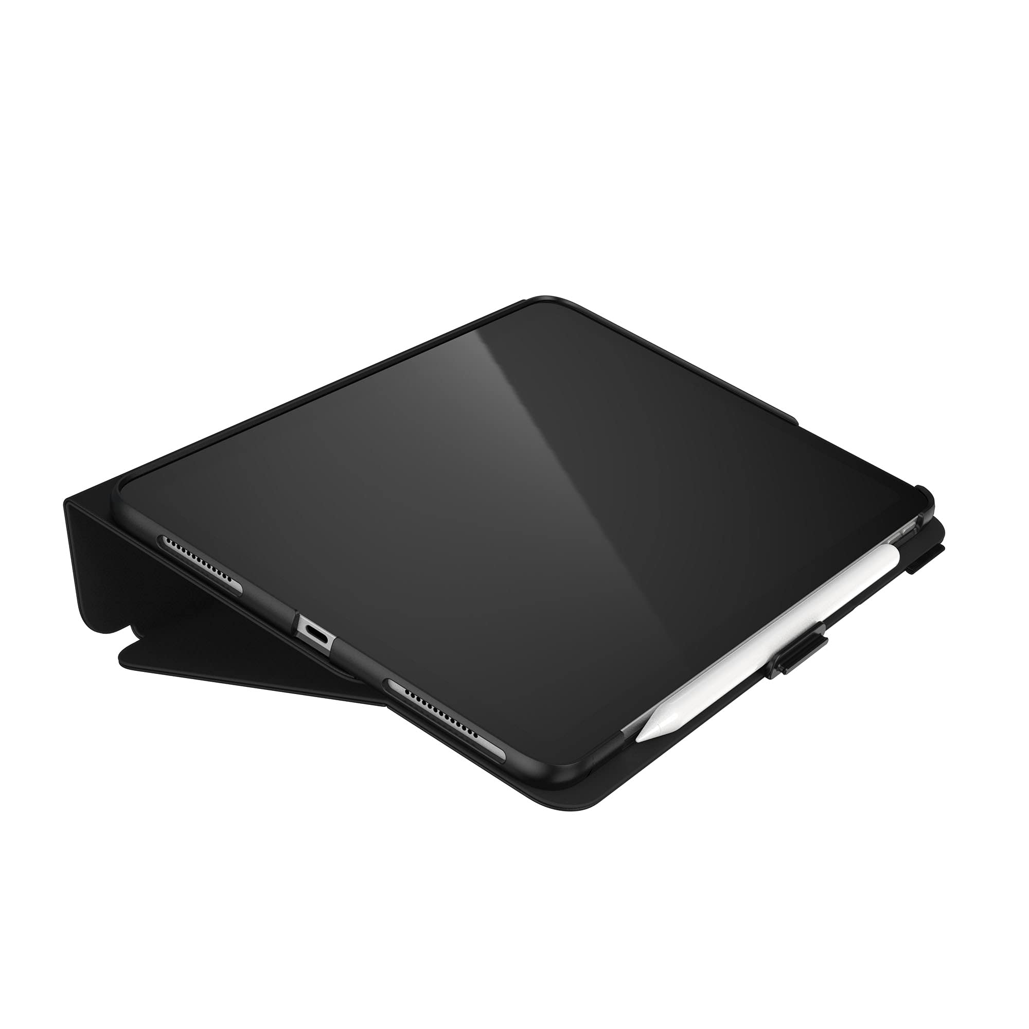 Speck Balance Folio Case for iPad Air (2022/2020) & iPad Pro 11-inch (2021/2nd Gen) - Slim Protective Cover with Auto Wake/Sleep - Perfect for Work, Travel & Everyday Use - Black/Black