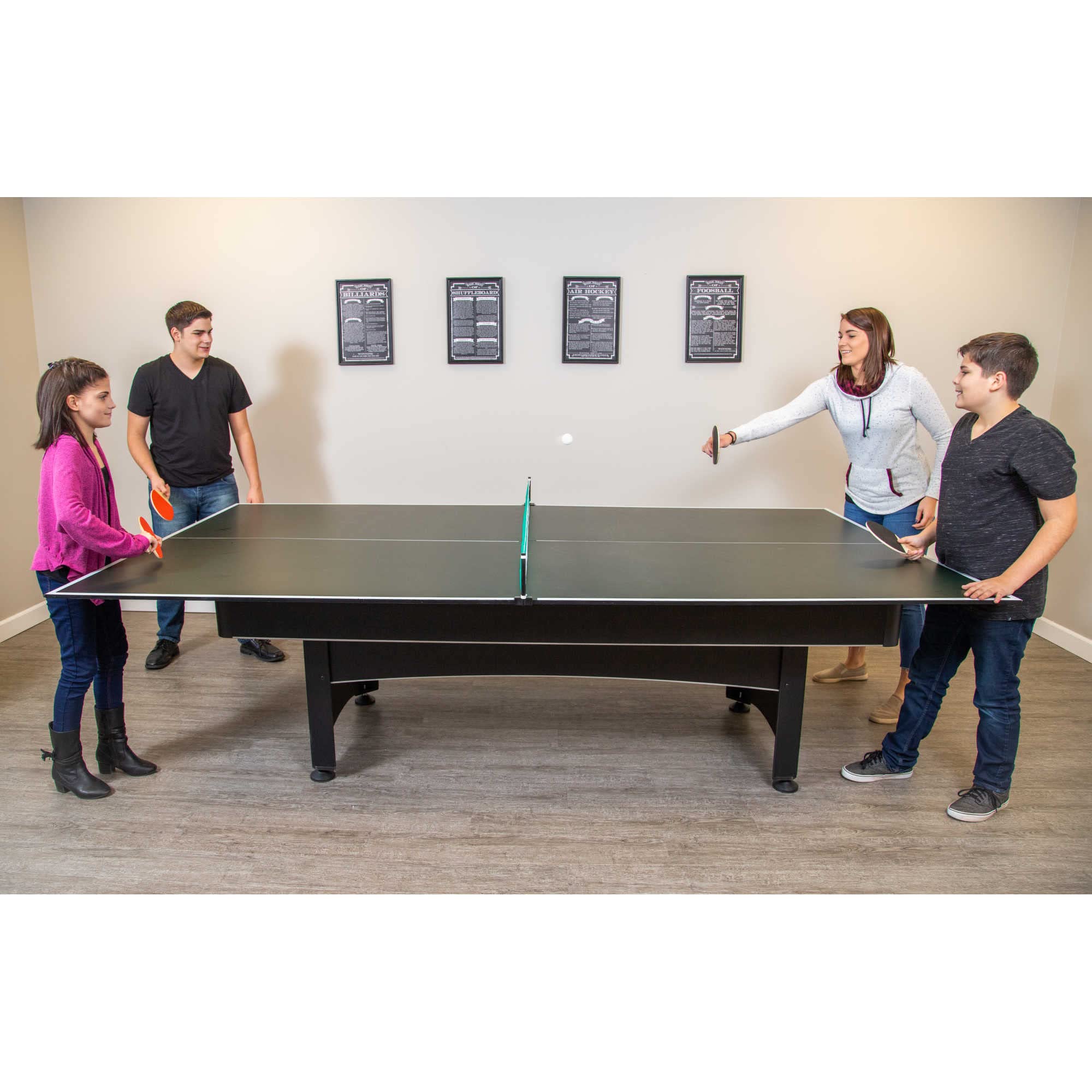 Blue Wave Quick Set Table Tennis Conversion Top - Portable Ping Pong Table Top for Indoor & Outdoor Use - Perfect for Family Fun, Parties & Backyard Games