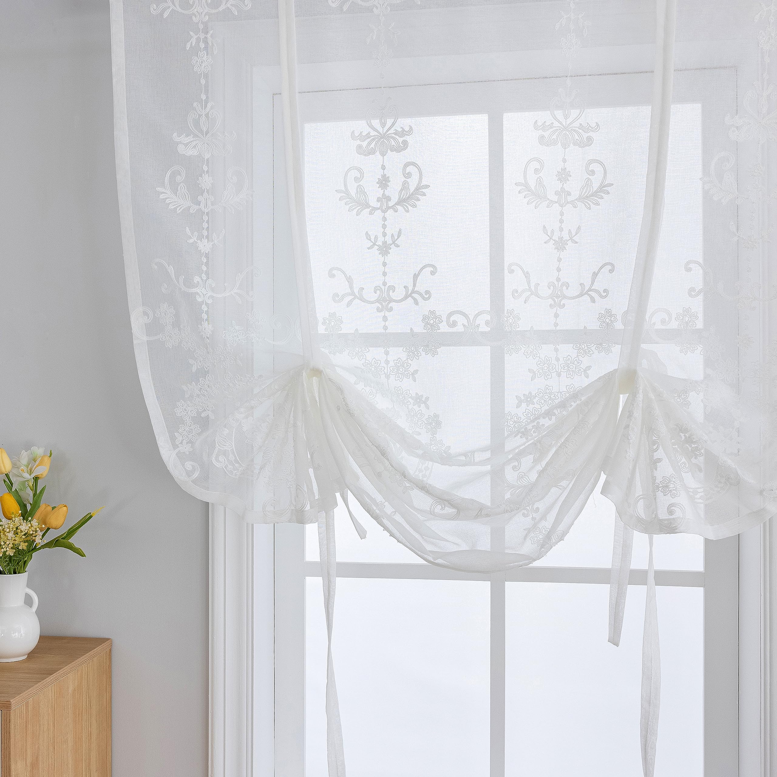 Sheer Tie Up Curtains 31