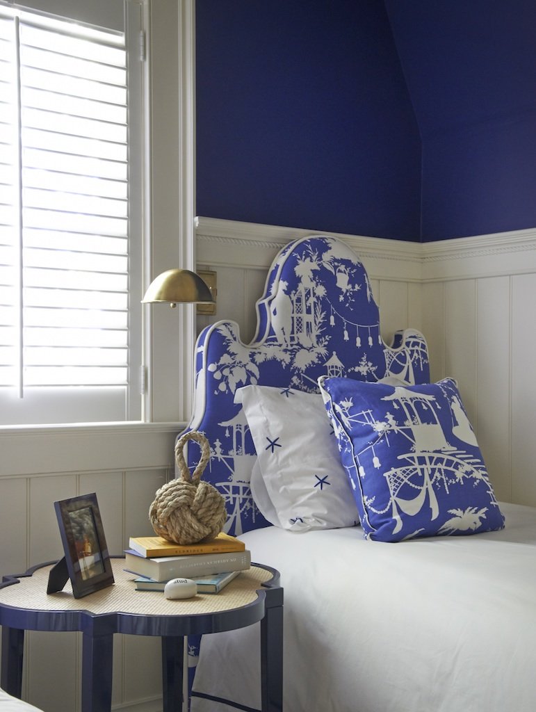 Charleston Headboard - Queen Size Upholstered Bed Frame with Nailhead Trim - Perfect for Master Bedroom & Guest Room Decor