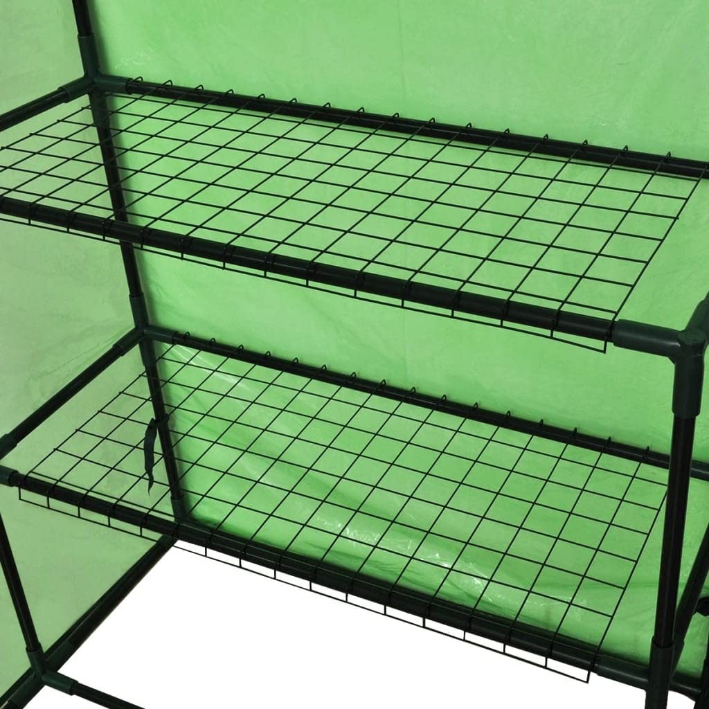 CHARMMA Walk-in Greenhouse with 4 Shelves - Durable Outdoor Plant Protection for Vegetables, Flowers & Herbs - Perfect for Backyard Gardening & All-Season Plant Growing