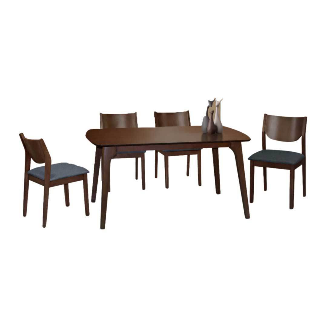 Harriot 5-Piece Dining Table Set with 4 Chairs - Modern Kitchen & Dining Room Furniture for Small Spaces | Perfect for Breakfast Nook, Apartment, or Cozy Home Decor