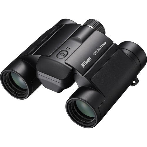Nikon 10x25 S Stabilized Binoculars - 10x Magnification, 25mm Objective Lens, Image Stabilization - Perfect for Bird Watching, Travel & Outdoor Adventures