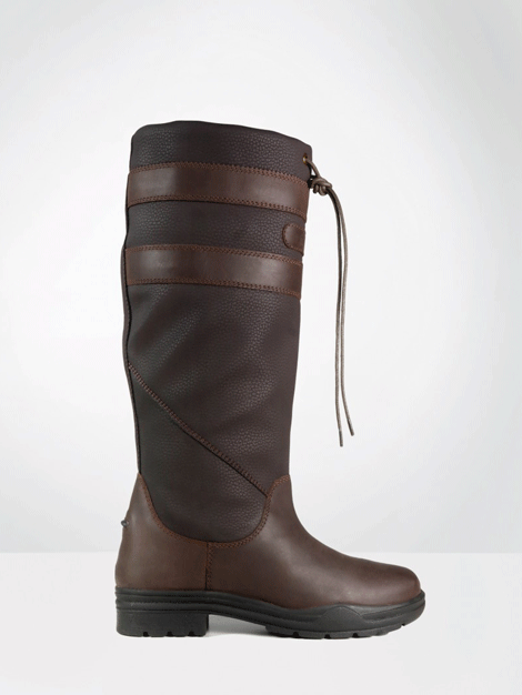 Brogini Longridge Waterproof Leather Country Boots for Women - Comfortable Ankle Boots for Hiking, Outdoor Walking & Farm Work