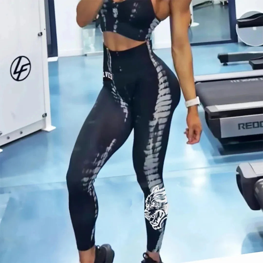 Darc Women's High Waist Yoga Leggings - SHE Darc Gym Fitness Pants for Women, Tight Workout Sportswear, Elastic Waistband for Running, Yoga & Gym Training