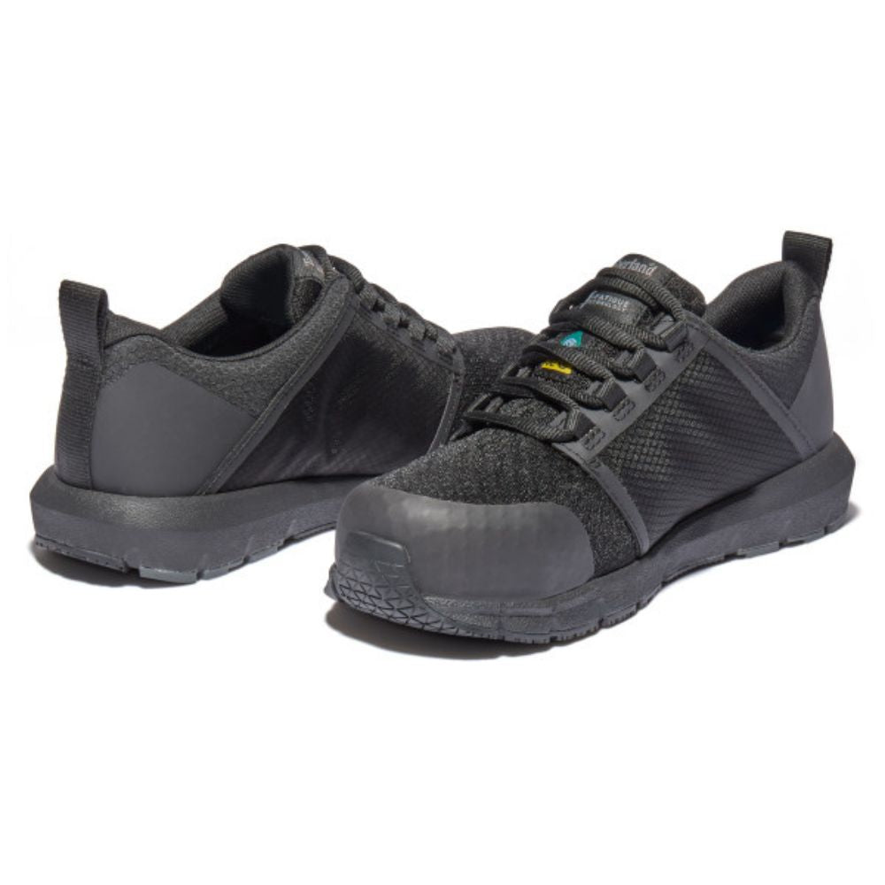 Timberland PRO Radius SD+ Women's Safety Work Shoes - Composite Toe, Slip Resistant, Electrical Hazard Protection - Black (TB0A2A63001) - Perfect for Construction, Warehouse & Industrial Work Environments