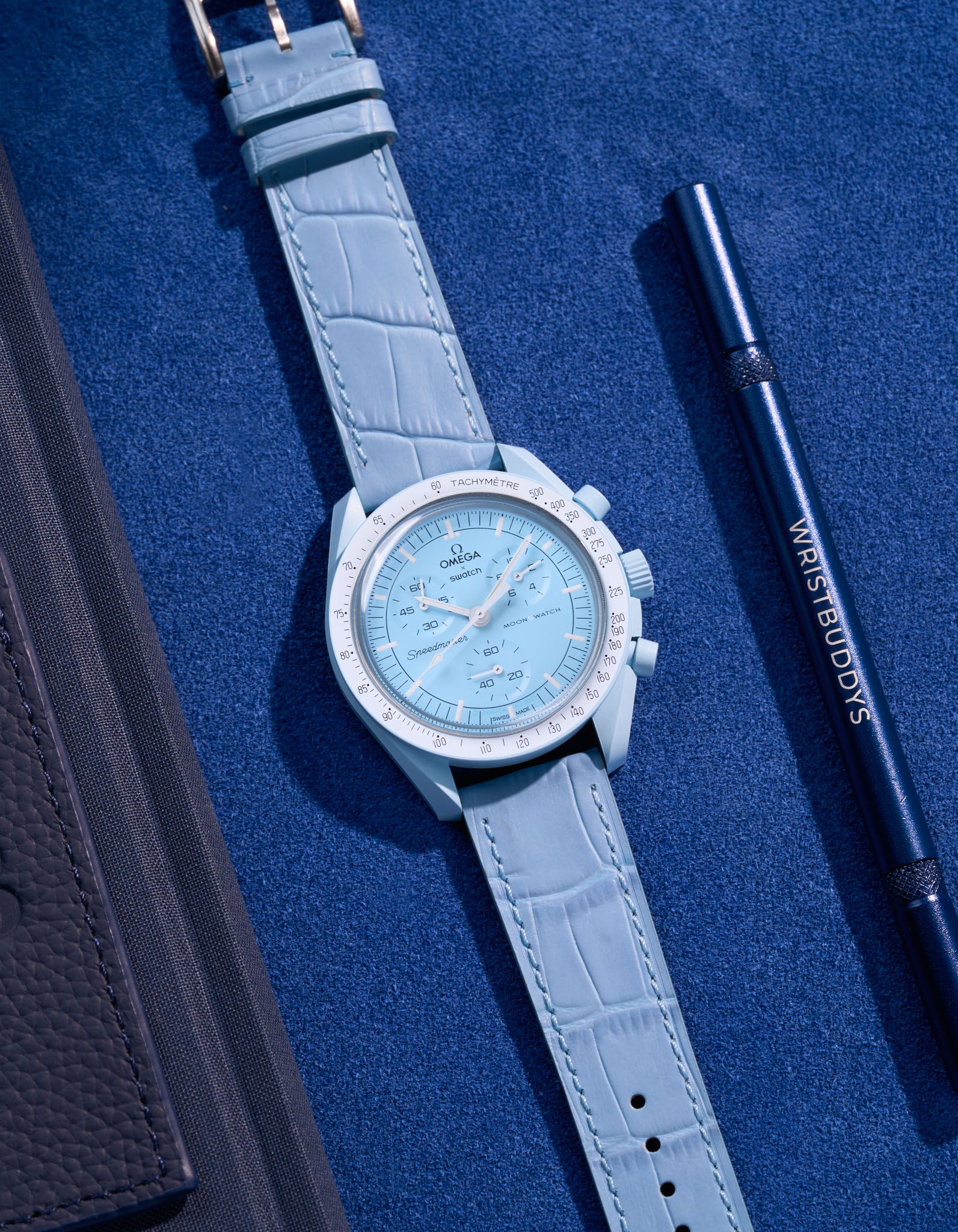 Premium Genuine Leather Watch Straps for Omega X Swatch Mission to Uranus - Replacement Bands for Everyday Wear & Special Occasions