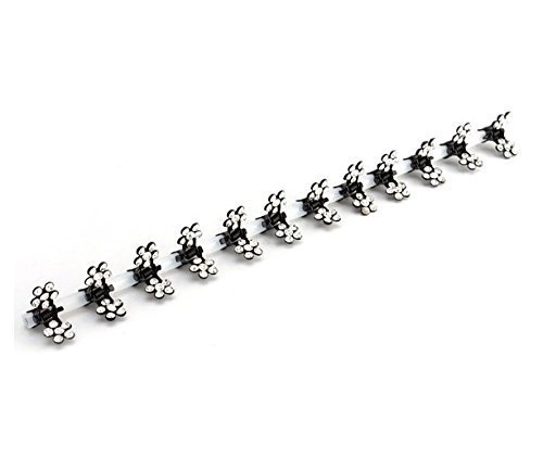 BIG BOX 12pcs Silver Hair Claw Clips - Mini Flower Hair Accessories for Women, Mix Colors | Perfect for Updos, Ponytails & Everyday Hairstyles