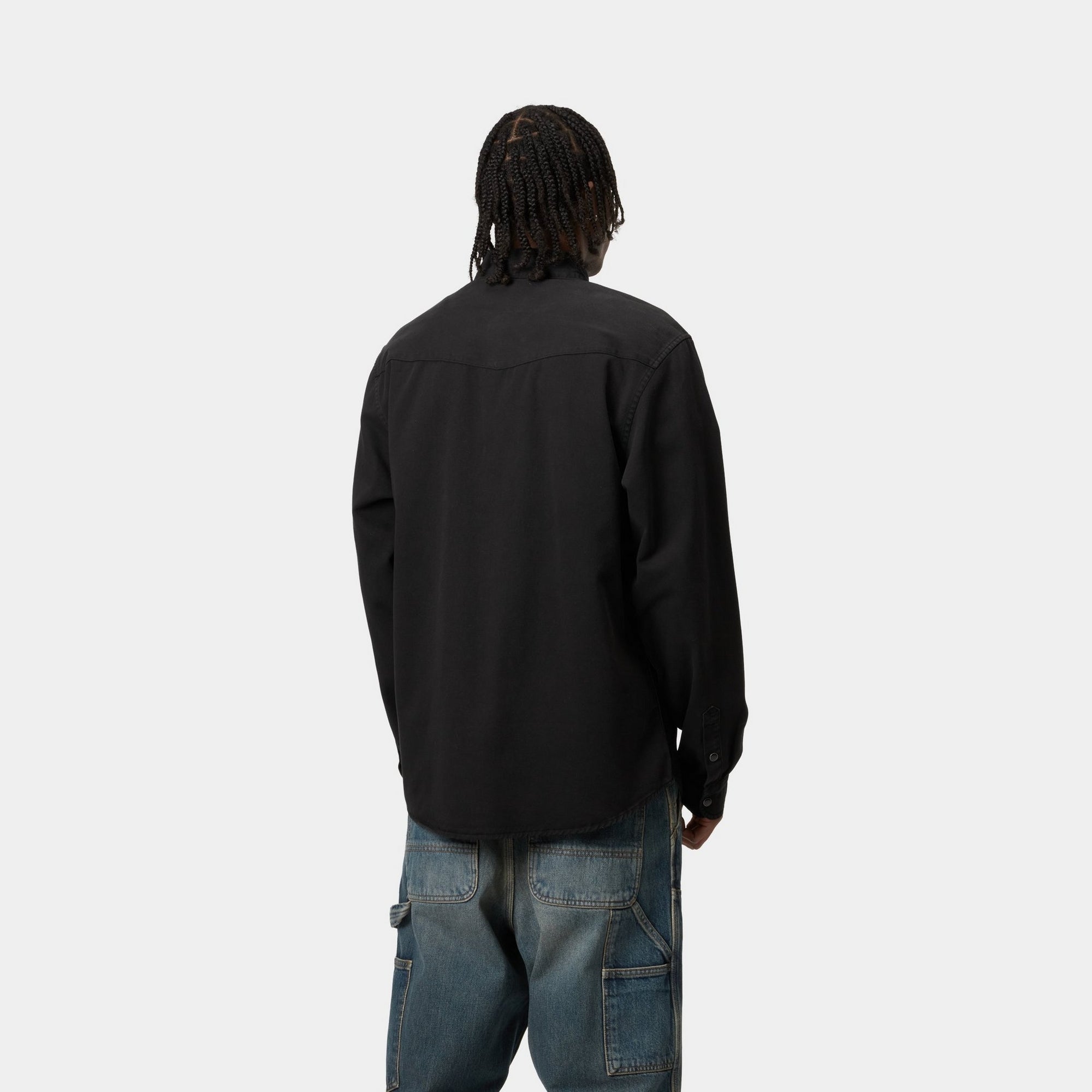 Santa Fe Shirt for Men - Classic Black Button Down Casual Shirt | Perfect for Office, Date Night & Outdoor Adventures