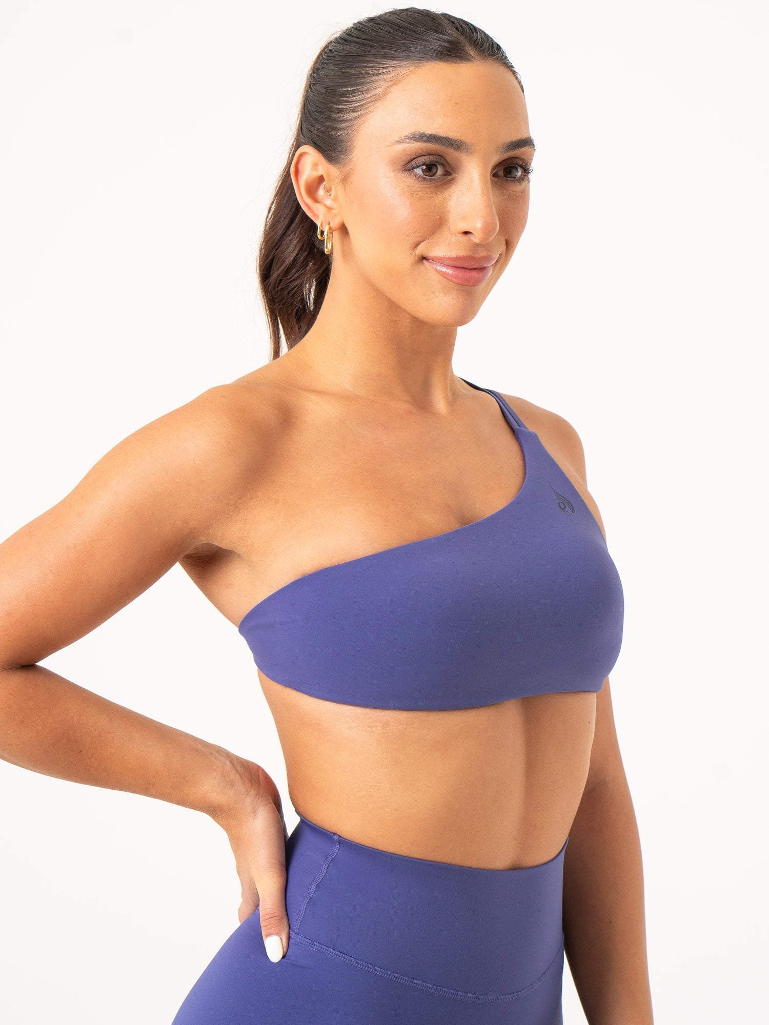 NKD One Shoulder Sports Bra - Breathable & Supportive Workout Top for Women | Perfect for Yoga, Running & Gym