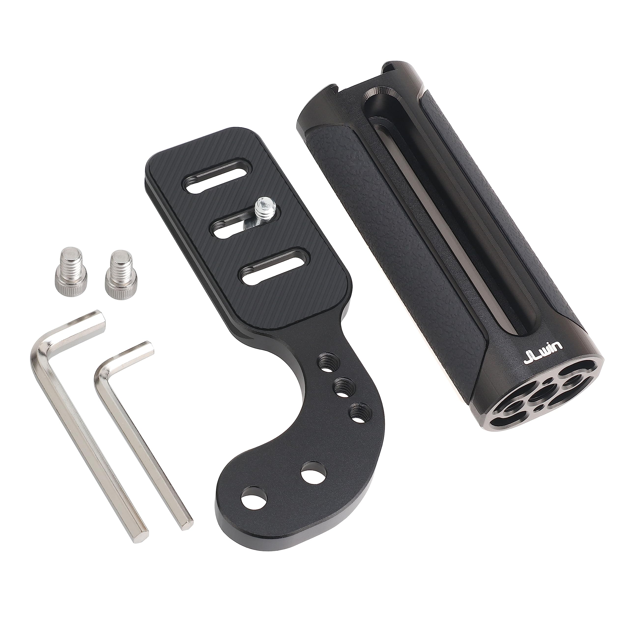 Fotga Universal Side Handle Grip with Arca Swiss Plate - Compatible with Canon R8 R50 R10 R7, Nikon Z8 Z7 Z30, Sony A7RV A7IV A7C A7CR ZV-E1, Panasonic S5 GH6 - DSLR Mirrorless Camera Stabilizer for Photography & Videography