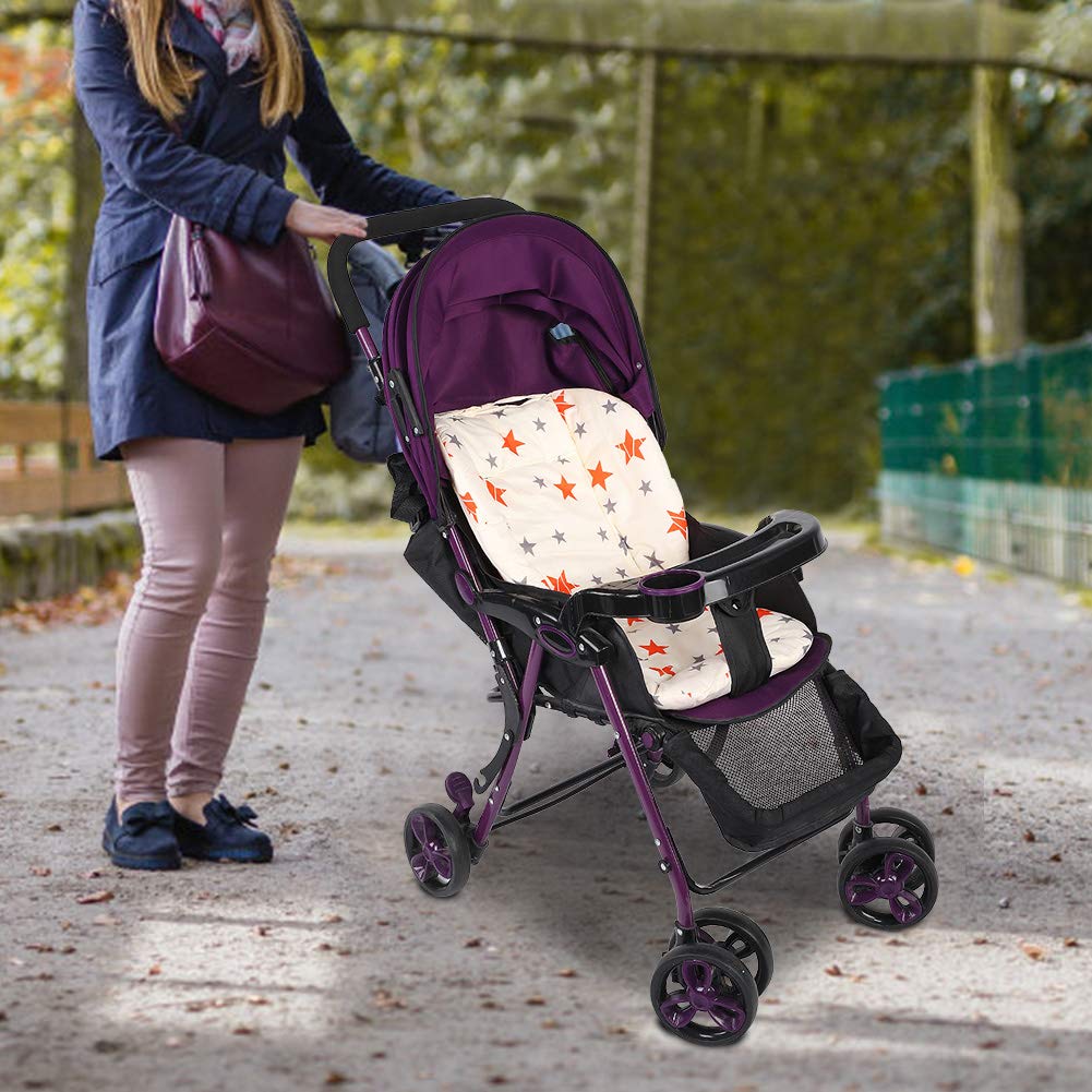 Vbestlife Baby Stroller Pad - Soft Pram Pushchair Seat Cushion for Infant Safety & Comfort | Perfect for Strollers, Car Seats & Shopping Cart Use