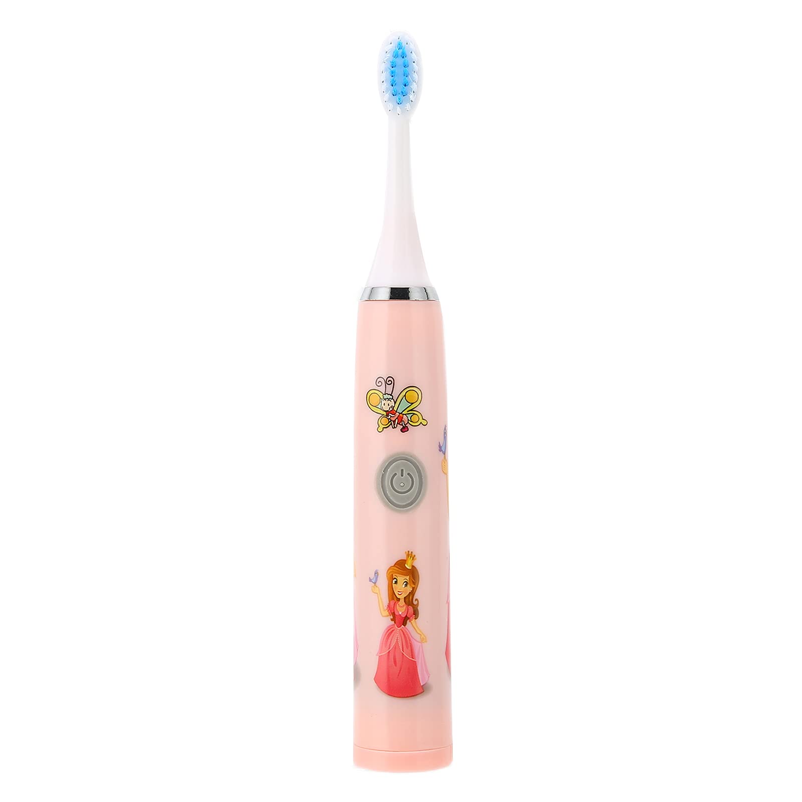 Waterproof Kids Electric Toothbrush - Ultrasonic Sonic Toothbrush for Children with Interactive Fun & Easy Cleaning (Pink) | Perfect for Daily Oral Care & Travel Use