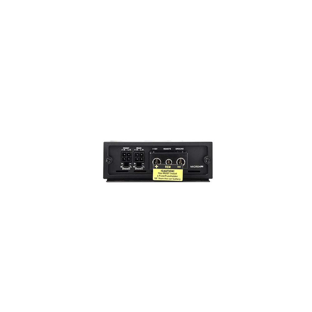 Diamond Audio MICRO4V2 600W Peak Class D 4 Channel Compact Car Amplifier - High Power Car Audio System for Enhanced Sound Quality | Perfect for Car Stereo Upgrades, Truck Audio Systems & Bass Boost