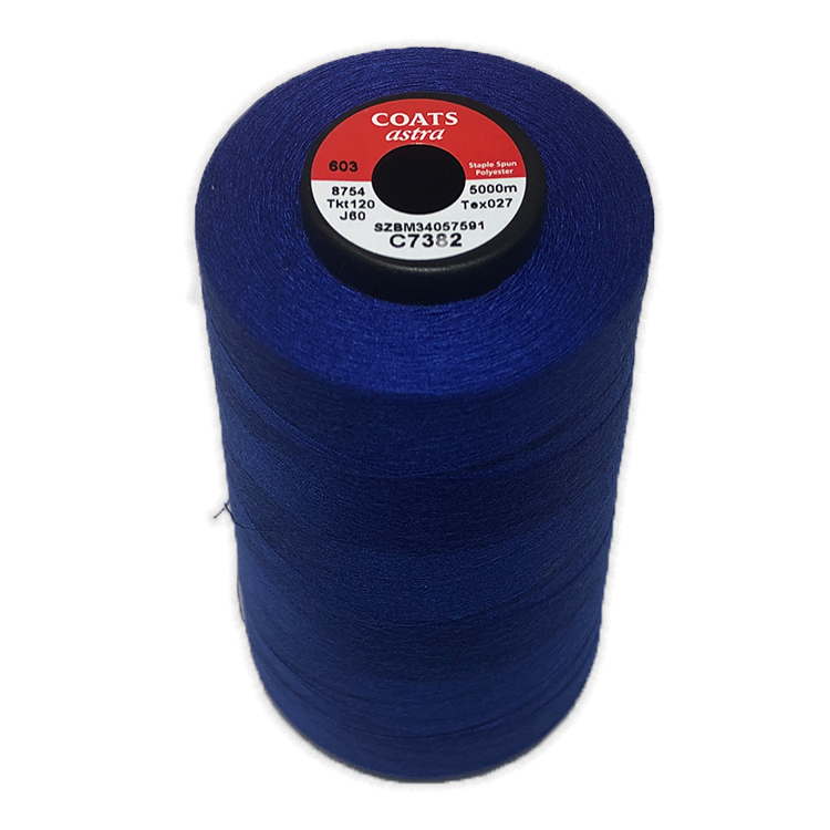 Astra General Use 120 Thread 5000m Cones - High-Quality Sewing Thread for Quilting, Embroidery & Crafting Projects