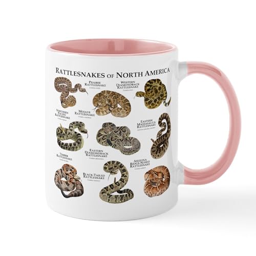 White/Pink Inside - Rattlesnakes Of North America Mug