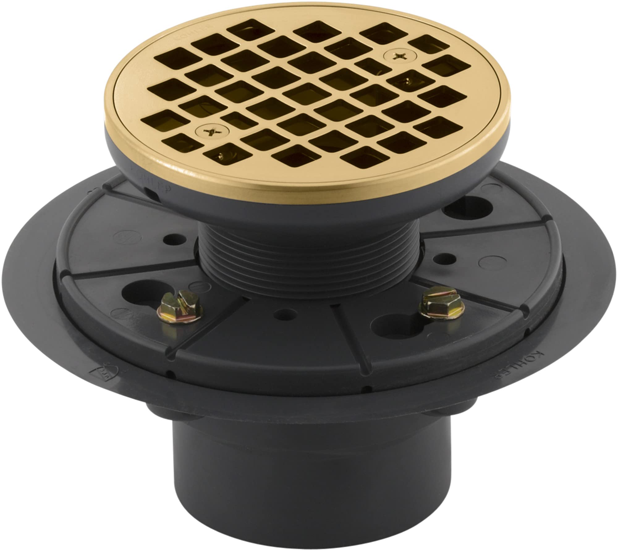 KOHLER Tile-In Round Shower Drain - Stainless Steel Bathroom Floor Drain with Anti-Clog Design for Modern Showers & Wet Rooms