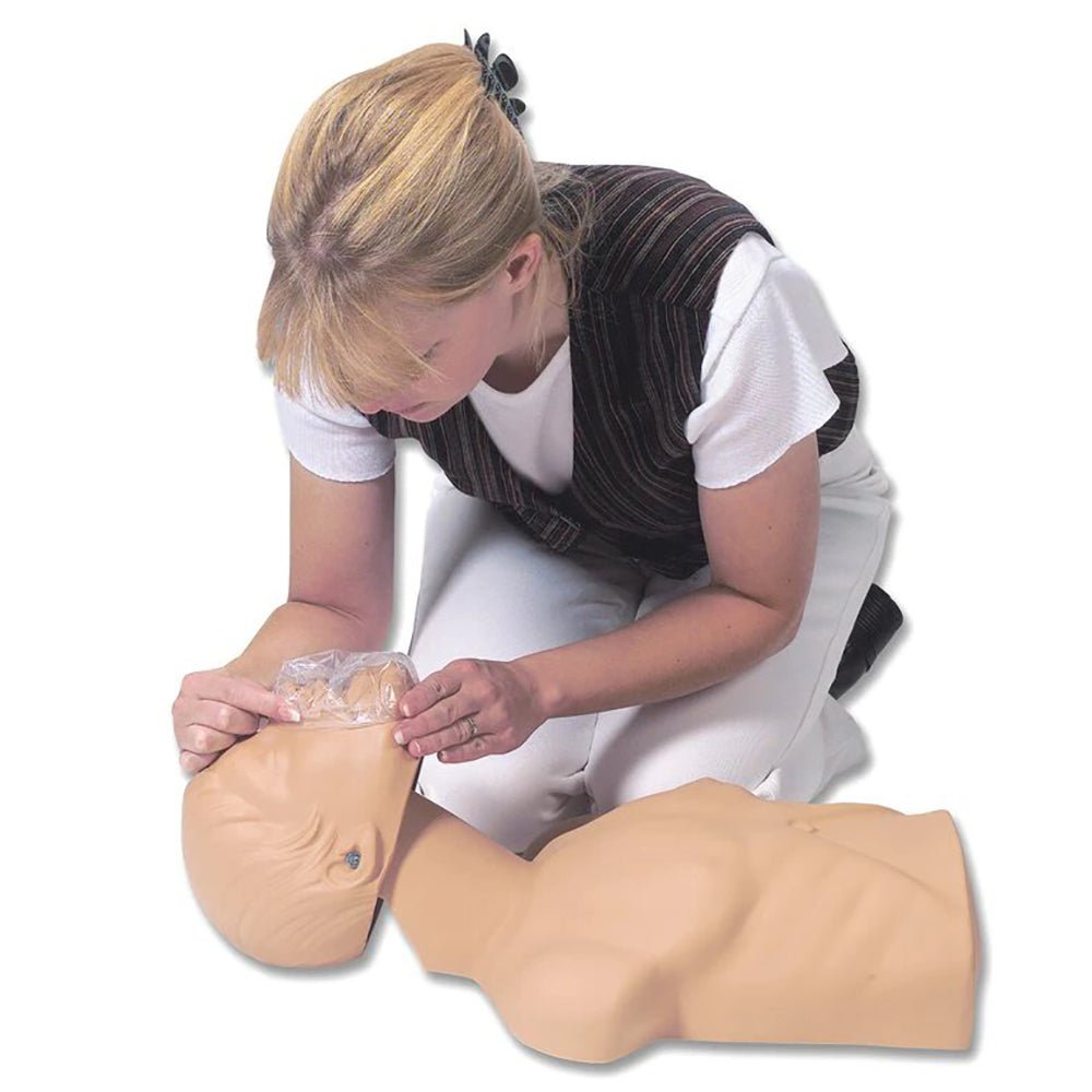 Economy Adult CPR Training Manikin - Lifelike Sani Manikin for First Aid & CPR Certification Classes | Perfect for Schools, Hospitals & Emergency Training