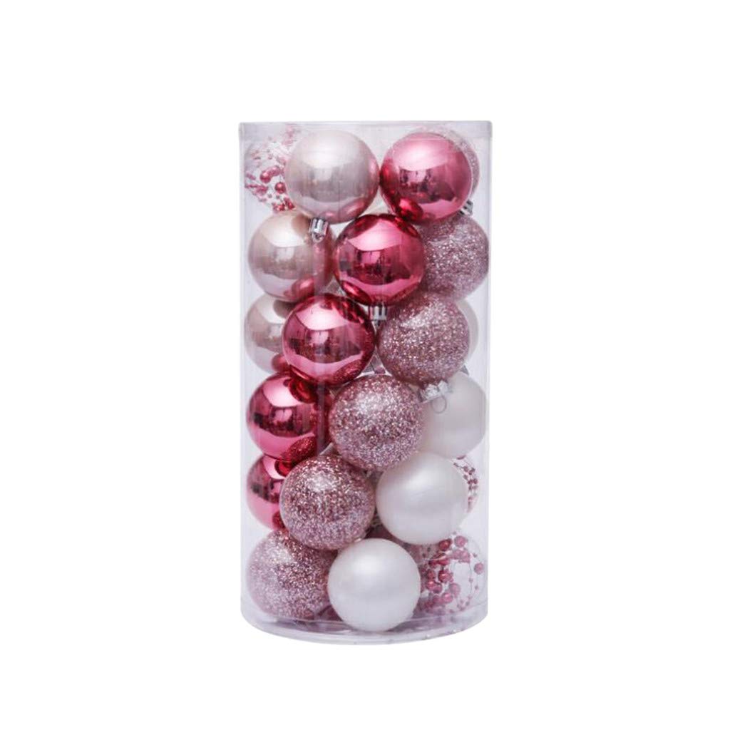 30PCS Christmas Ball Ornaments - Shatterproof Xmas Tree Decorations for Holiday Party, Home & Office Decor - Perfect for Christmas Tree, Mantel, Garland & Gift Wrapping (Red & Gold)