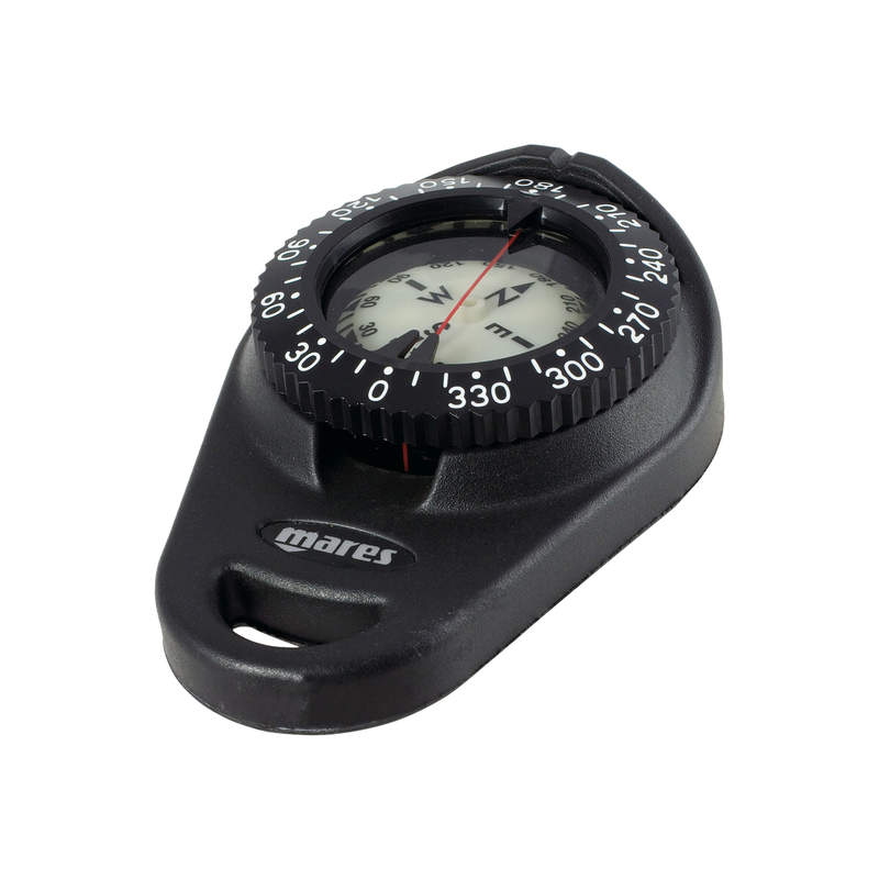 Mares Handy Compass for Scuba Diving - Southern Hemisphere Edition | Professional Underwater Navigation Tool for Divers, Snorkelers & Marine Exploration