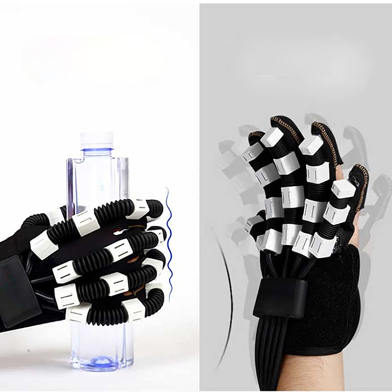 Exoskeleton Rehabilitation Gloves - Manual Training Robot for Finger Flexion & Extension Therapy - Ideal for Stroke Recovery & Physical Therapy Exercises