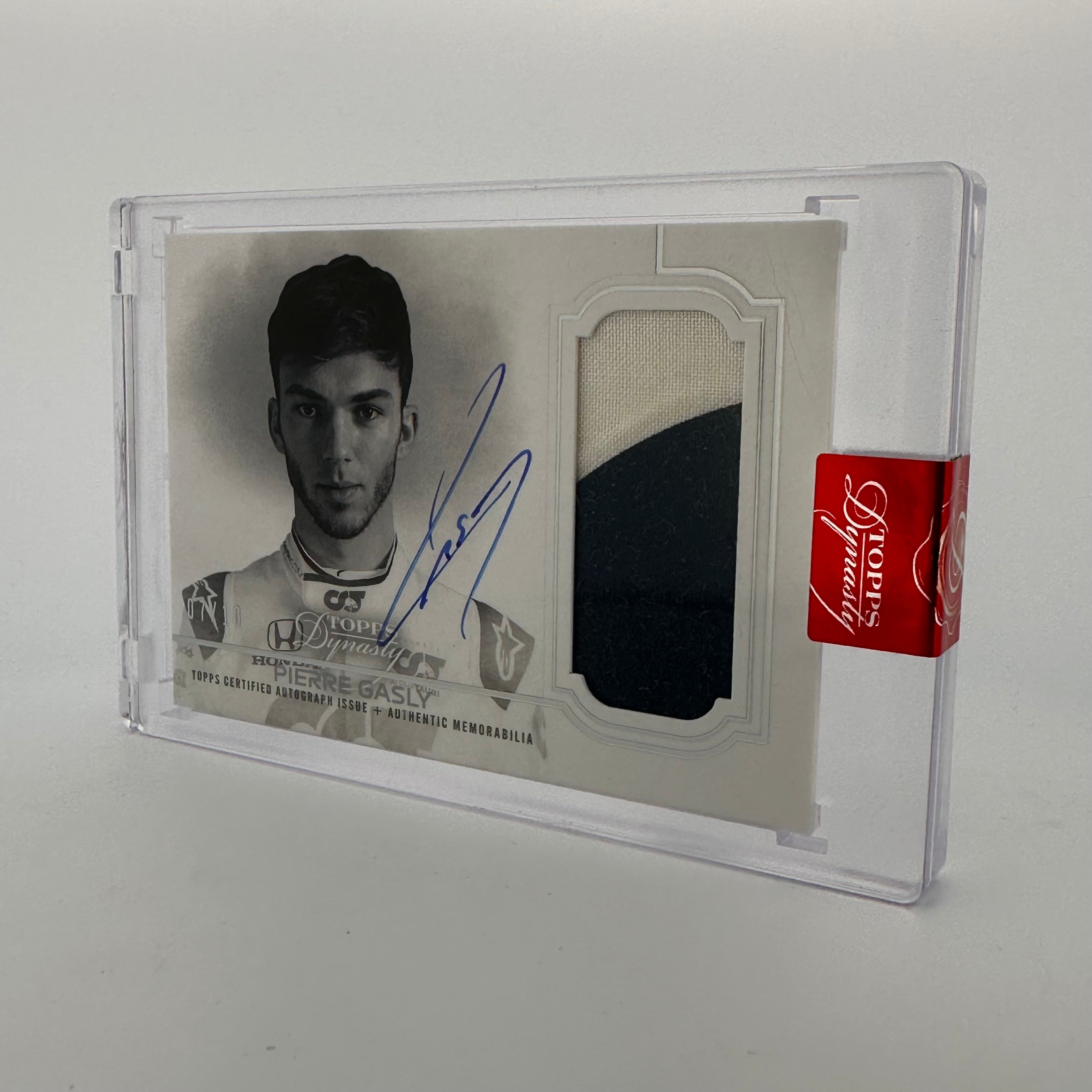 2020 Topps Dynasty F1 Pierre Gasly #DAP PG Silver Autograph Patch Card - Rare Collectible for Formula 1 Fans & Sports Memorabilia Enthusiasts (Perfect for Display, Trading, and Investment)