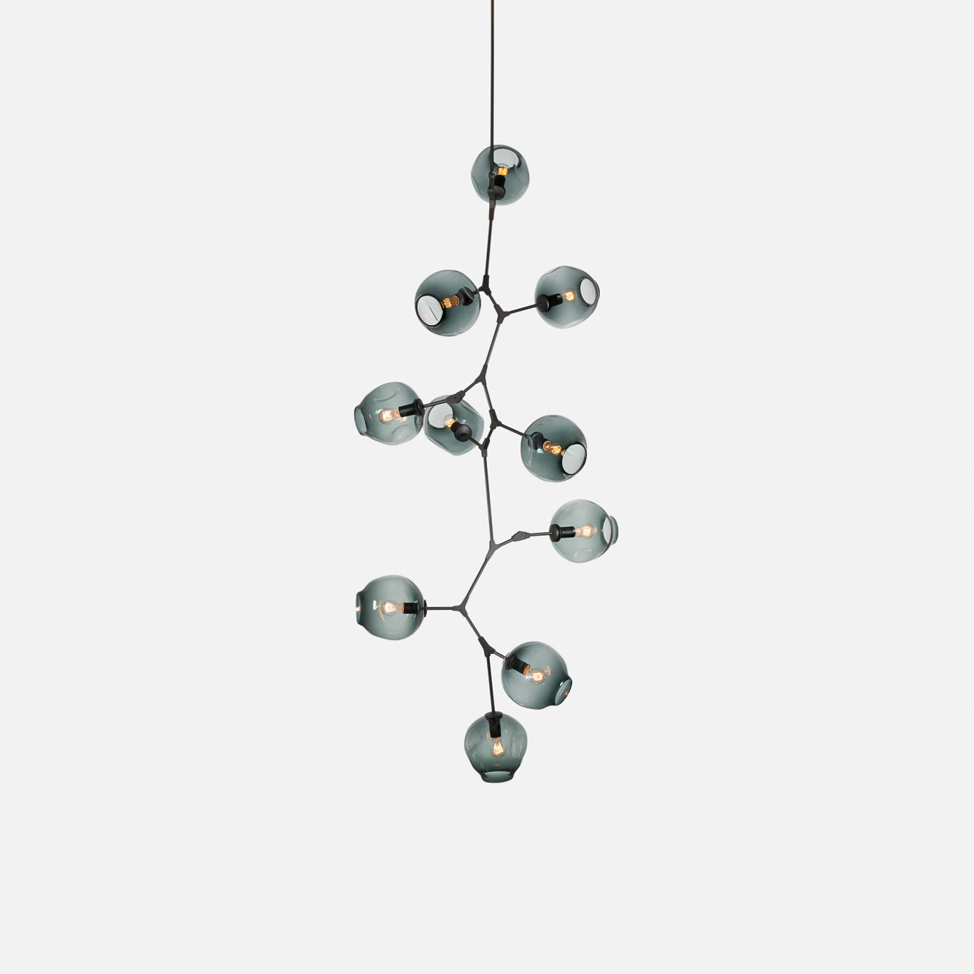 Modern Bifurcation Bubble Chandeliers - Elegant Crystal Glass Pendant Lighting Fixture for Dining Room, Living Room, or Bedroom Decor