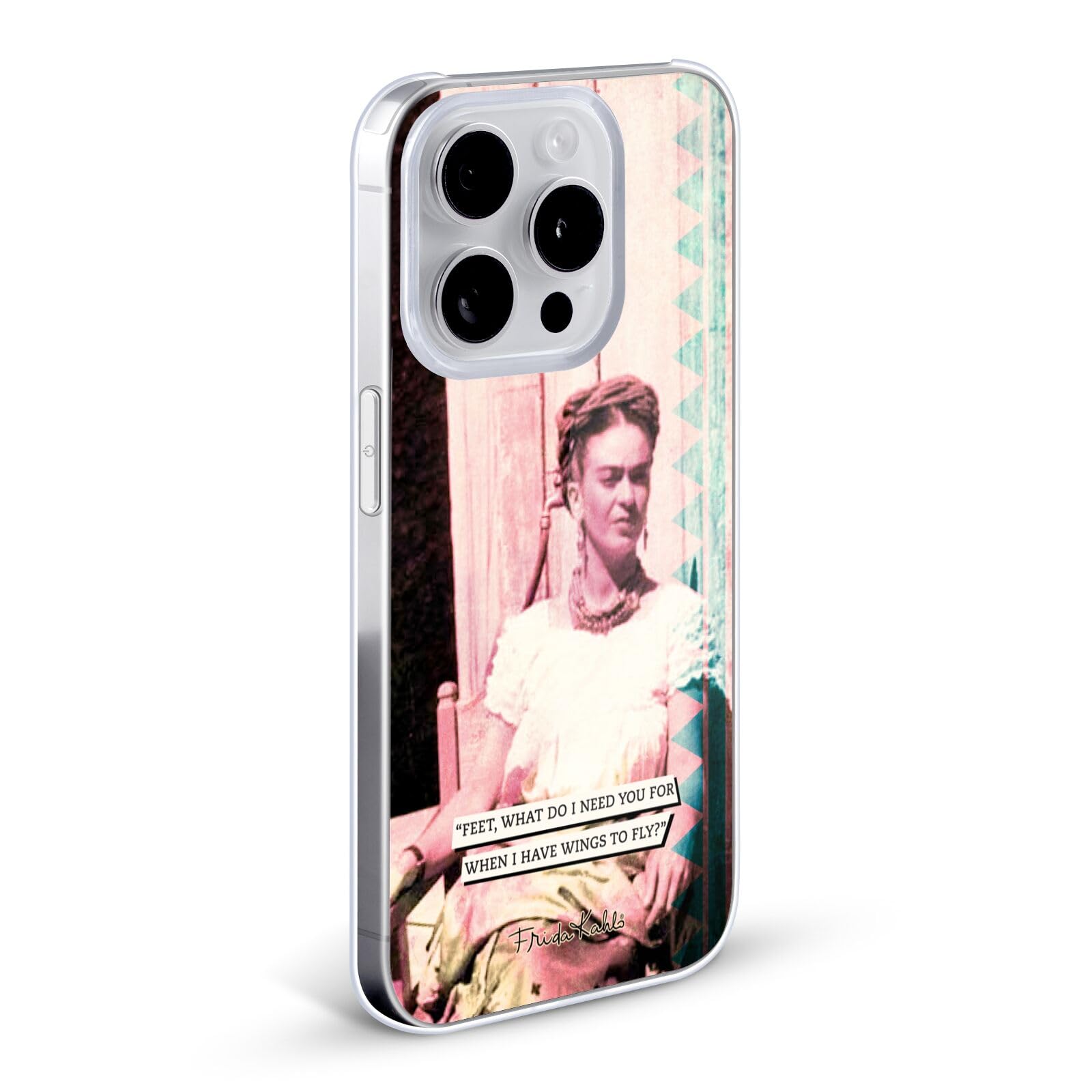 Official Frida Kahlo iPhone 13 Case - Artistic Hard Back Phone Cover with Unique Portraits & Inspirational Quotes | Perfect for Art Lovers, Students & Creative Professionals