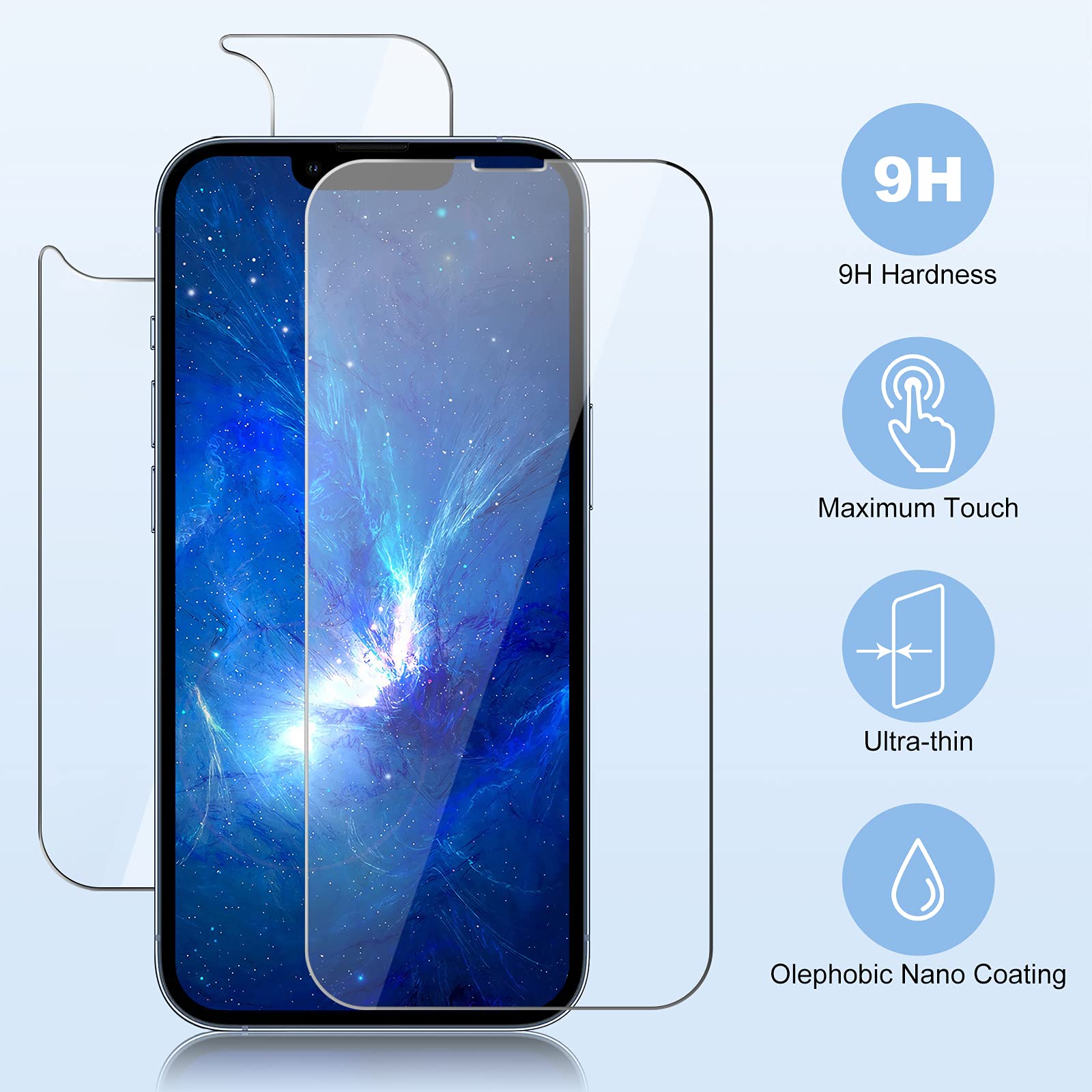 3 Pack iPhone 13 Pro Max Screen Protector (6.7