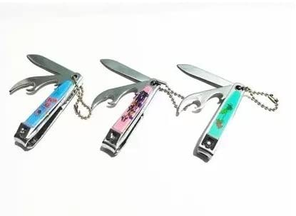 Premium Bell Stainless Steel Nail Clippers Set - 3 Pack (Sharp & Durable) for Home, Travel, and Salon Use