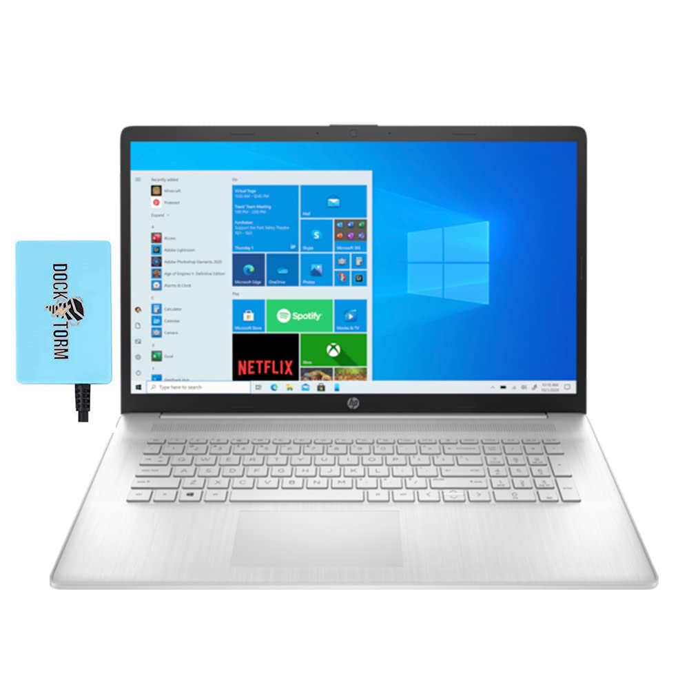 HP 17z-cp000 Laptop - AMD Ryzen 5 5500U 6-Core, 16GB RAM, 1TB SSD + 2TB HDD, 17.3