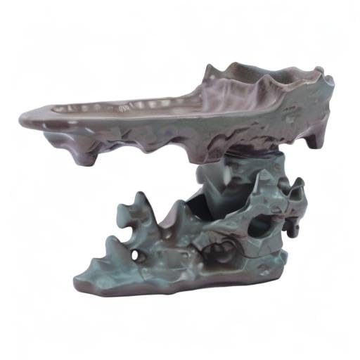 TFCFL Desktop Rockery Fountain with Waterfall - Zen Tabletop Water Feature for Home, Office, Living Room Decor - Relaxing Mini Waterfall Fountain with Natural Rock Design - Perfect Gift for Women & Men (Great for Stress Relief, Meditation Spaces & Home Office Decor)