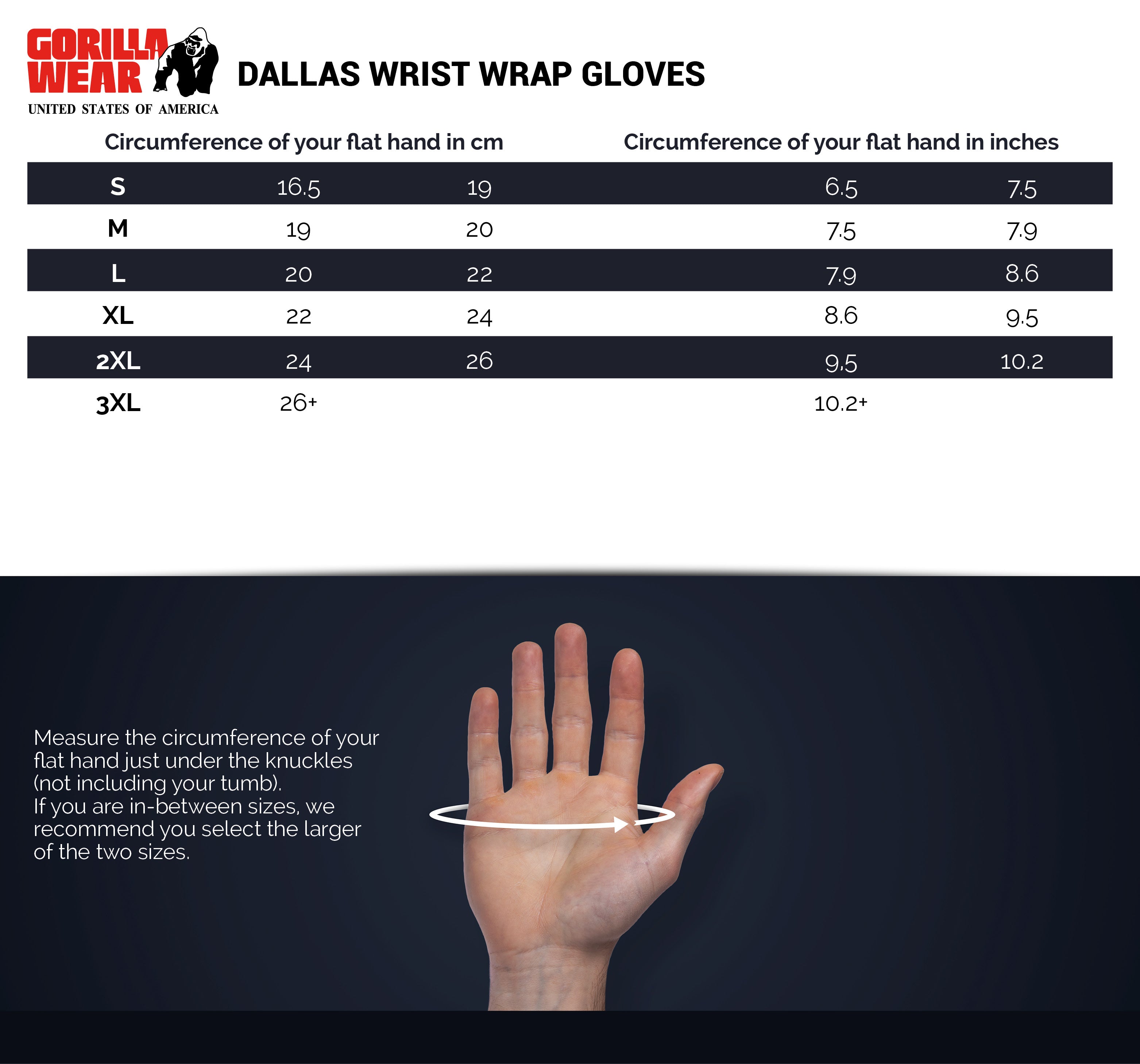 Dallas Wrist Support Gloves - Black - Weightlifting & CrossFit Wrist Wraps for Gym Training & Powerlifting Support